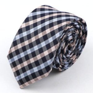 Cravate à Carreaux Rose Et Bleu